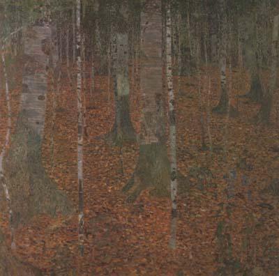 Gustav Klimt Birch Wood (mk20) Norge oil painting art